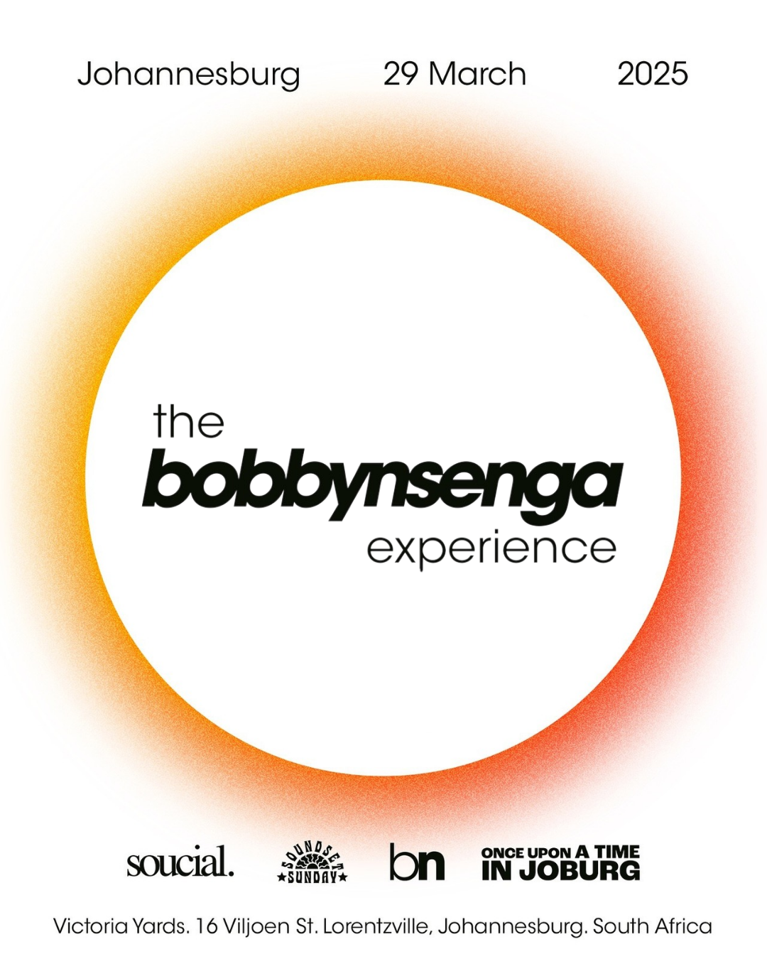 Soundset Sunday announces The Bobby Nsenga Experience Line Up