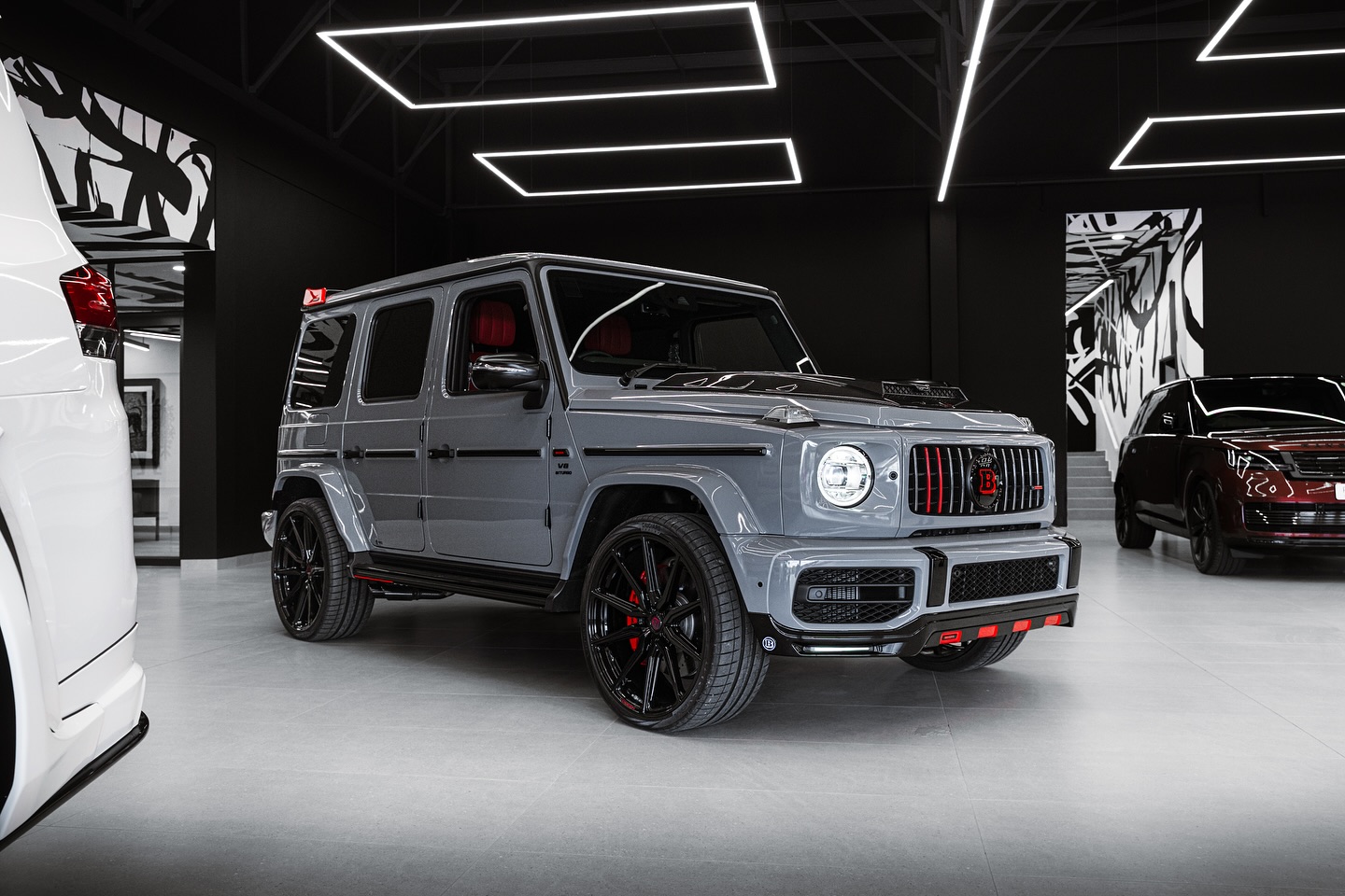 From Satin Black to Nardo Grey: A BRABUS G63 AMG Makeover by 6ixpck Customs