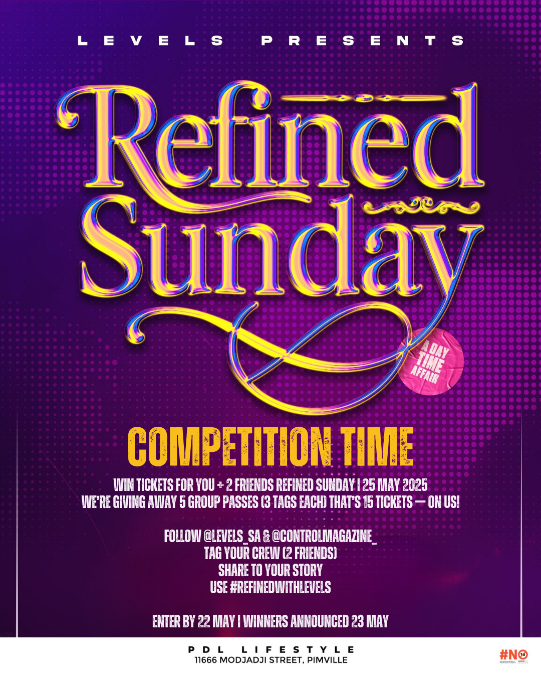WIN with Control Magazine & LEVELS: Refined Sunday Just Got Sweeter