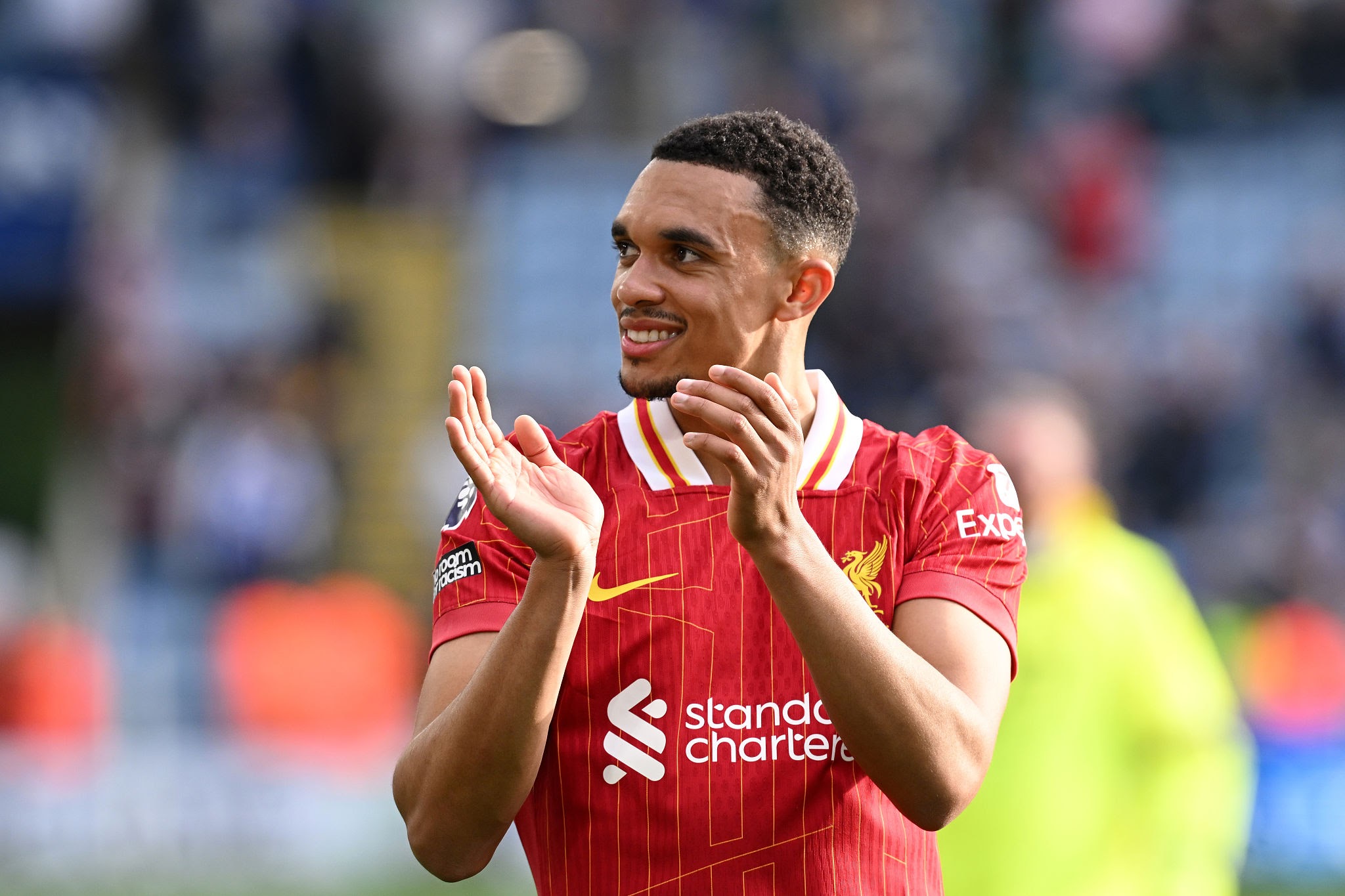 Trent Alexander-Arnold saying Goodbye to the Reds.